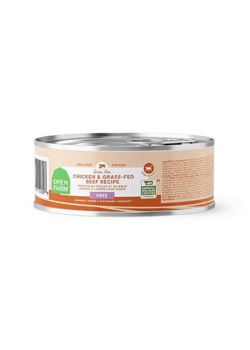 Open Farm Cat Pâté Chicken & Beef Canned Cat Food - Castleton, VT