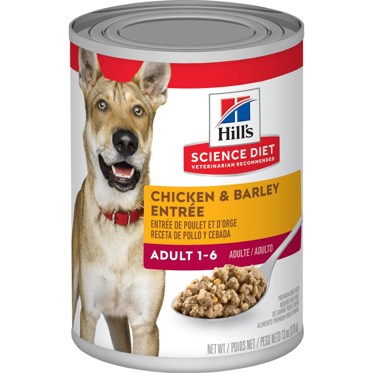 Hill s Science Diet Adult Chicken Barley Entr e dog food 13 oz