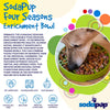 SodaPup Four Seasons Design eTray Enrichment Slow Feeder Tray for Dogs