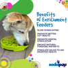 SodaPup Four Seasons Design eTray Enrichment Slow Feeder Tray for Dogs