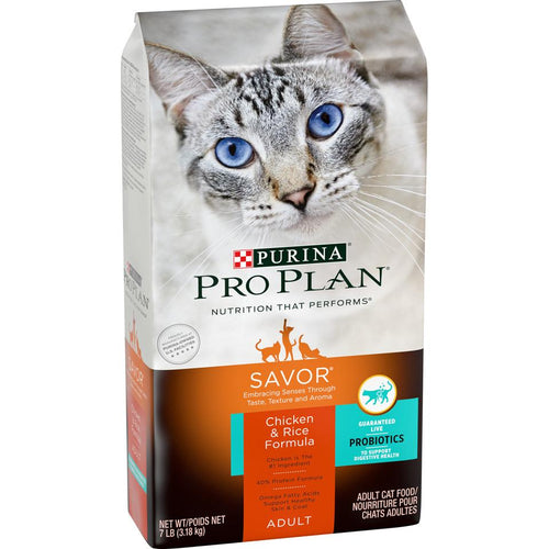 Purina Pro Plan Savor Chicken & Rice Formula Dry Cat Food