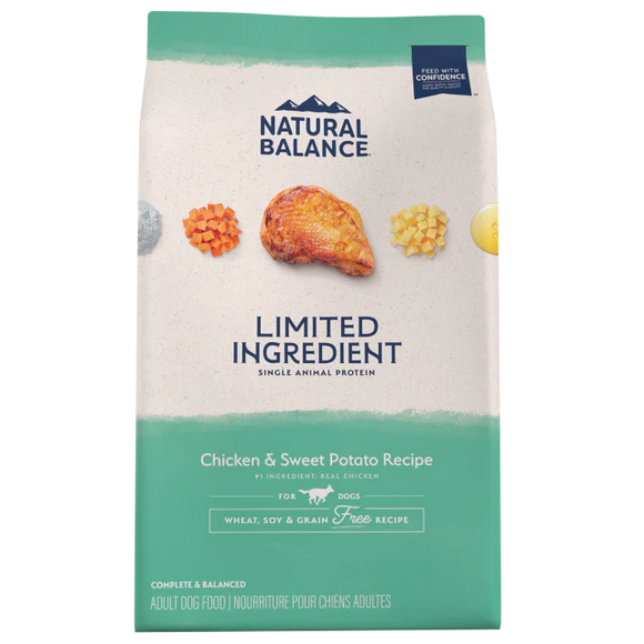 Natural Balance Limited Ingredient Diet Grain Free Chicken & Sweet Potato Recipe Dry Dog Food