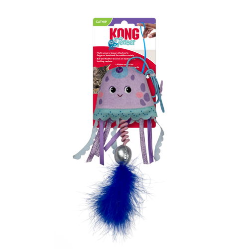 KONG Jellyfish Teaser’s Cat Toy (One Size / Assorted)