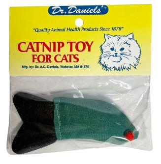 Dr. Daniels Catnip Fish 100% Filled Cat Toy (3 pk)