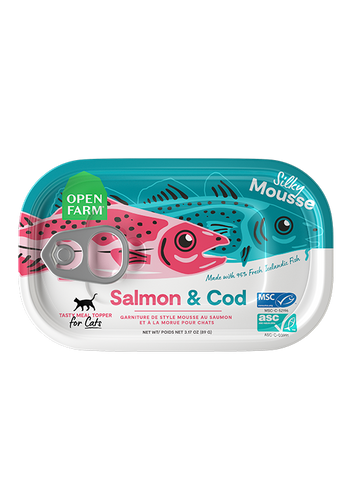 Open Farm Salmon & Cod Topper for Cats (3.17 oz)