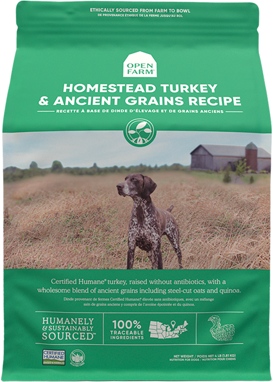 Open Farm Homestead Turkey & Ancient Grains Dry Dog Food