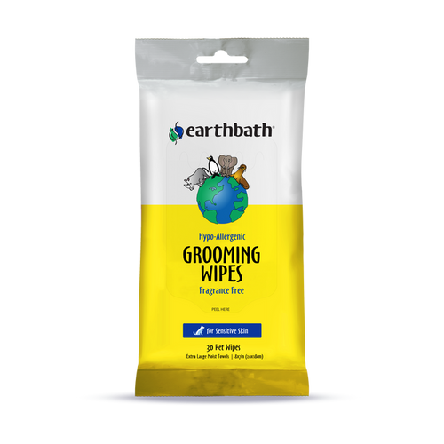 Earthbath Hypoallergenic Grooming Wipes (30 ct)