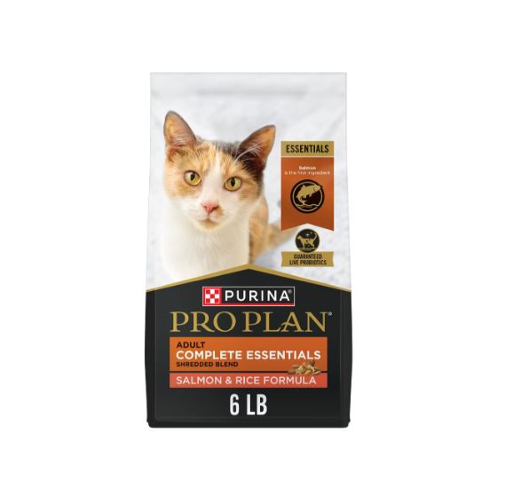 Purina Pro Plan Adult Complete Essentials Salmon & Rice Formula Dry Cat Food