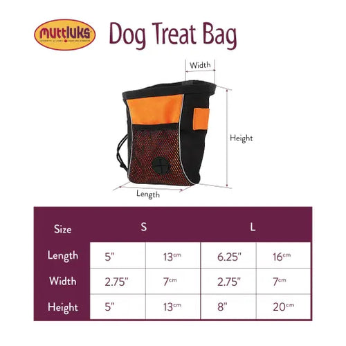 Muttluks MuTTravel Dog Treat Bag