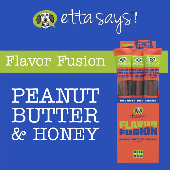 Etta Says! Flavor Fusion Peanut Butter & Honey Dog Treats (1.75 oz)