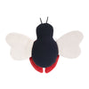 Zippy Paws ecoZippy Corduroy Critter Ladybug Dog Toy