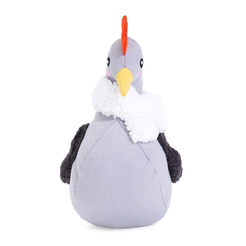 Zippy Paws ecoZippy Cotton Cuddler Chicken Dog Toy