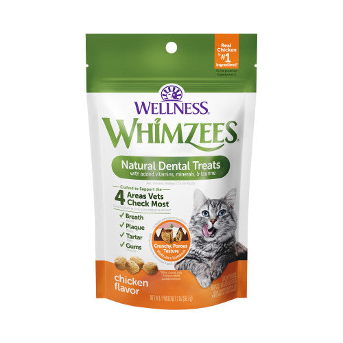 WELLNESS Whimzees Chicken Flavor Cat Dental Treats