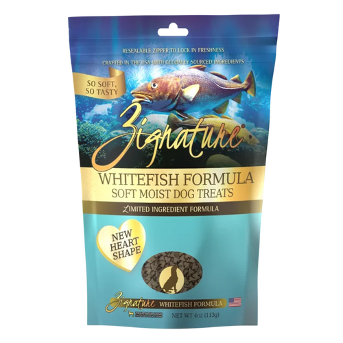 Zignature Whitefish Soft Moist Treats for Dogs
