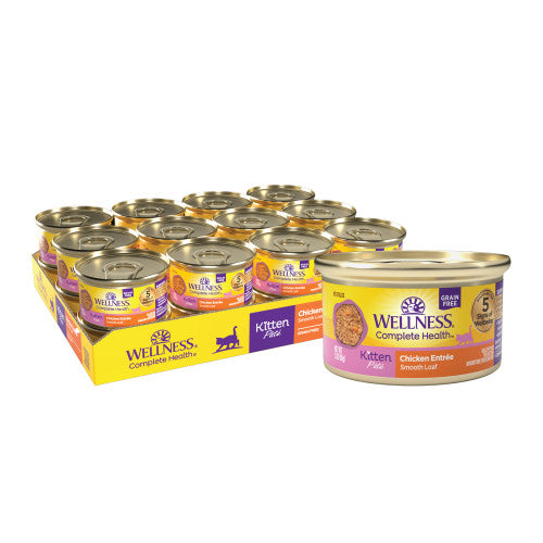 Wellness Complete Health Kitten Chicken Pate Canned Wet Food