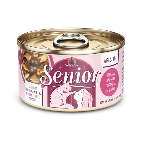 Weruva Senior Tuna & Salmon Formula in Gravy Cat Food