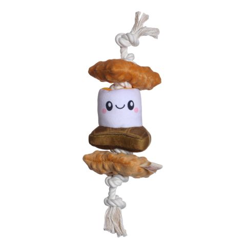 Territory S'mores Squeaker Tug Dog Toy (13