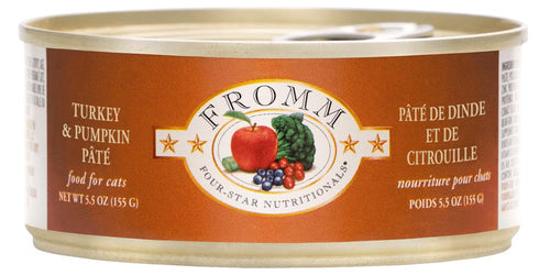 Fromm Four-Star Turkey & Pumpkin Pâté Cat Food (5.5 oz)