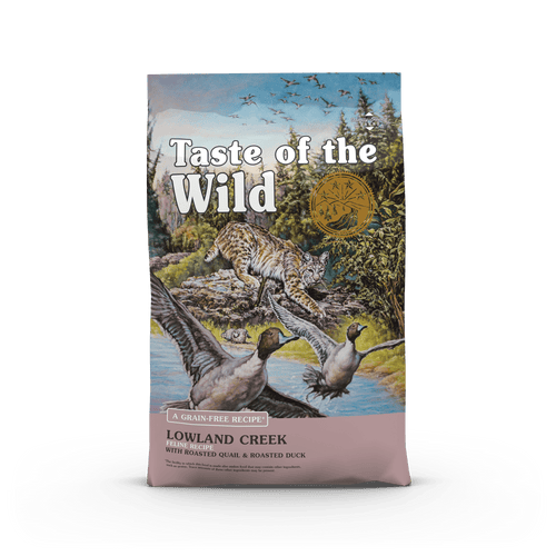 Taste Of The Wild Lowland Creek Feline Recipe with Roasted Quail & Roasted Duck (14-lb)