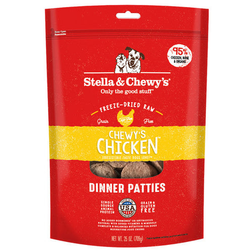 Stella & Chewy's Freeze-Dried Raw Dinner Patties for Dogs - Chewy's Chicken Recipe (14-oz)